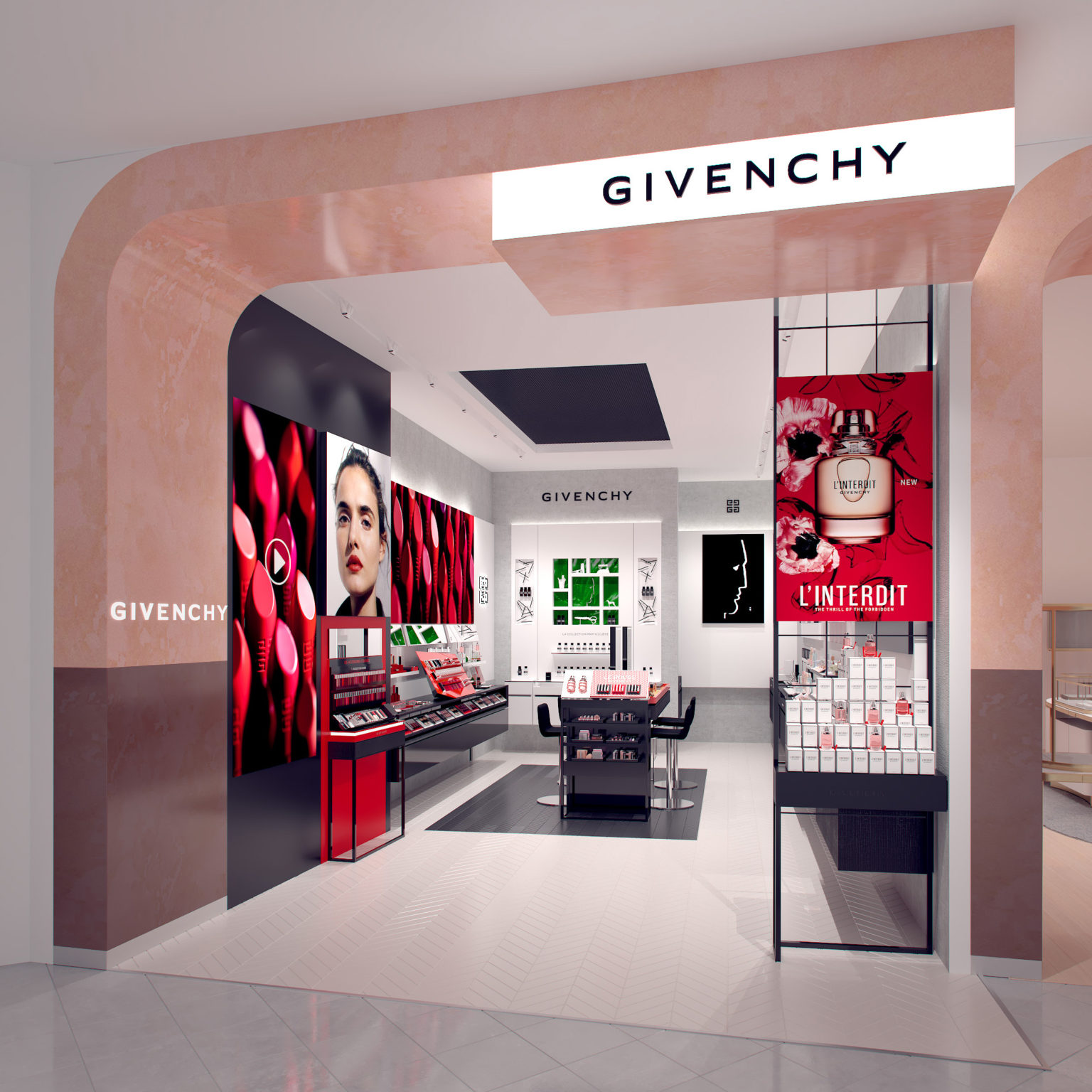 Parfums Givenchy_Shop in shop UK – CLM Design Architecture